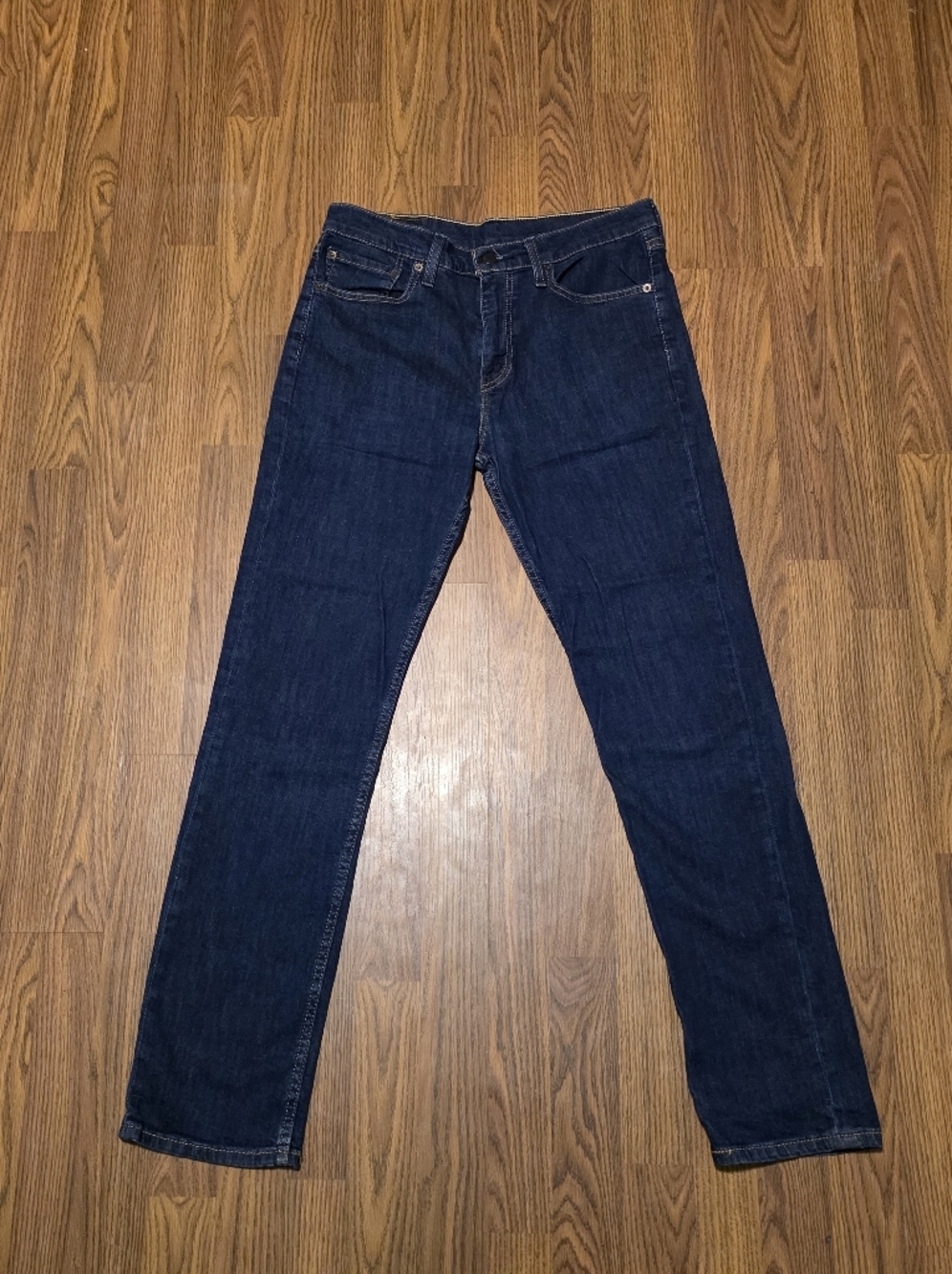 Levi’s 511 Jeans Mens 32x32 Slim Fit Dark Blue Denim Stretch Tapered Classic D37